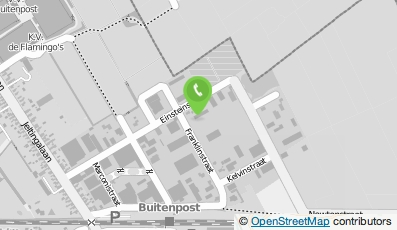 Bekijk kaart van Handelsonderneming/autodemontage Huizenga in Buitenpost