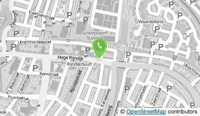 Bekijk kaart van Grand Café Hoge Rijndijk in Leiden