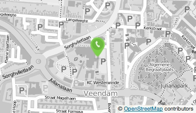 Bekijk kaart van Sportcafé Sportplein in Veendam