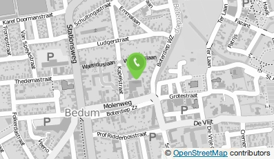 Bekijk kaart van Moluksbuffet Bedum in Bedum
