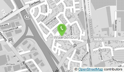Bekijk kaart van Fantaziehuis Dribbel in Waardenburg