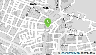 Bekijk kaart van Gents & Crooks in Axel