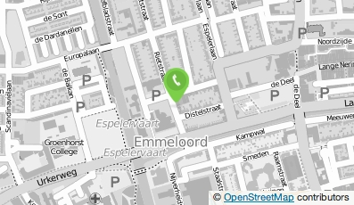 Bekijk kaart van HMG Makelaars in Emmeloord