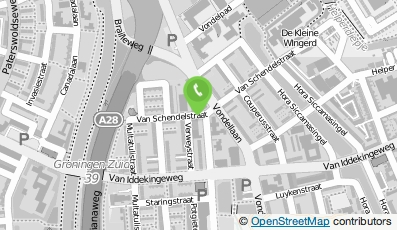 Bekijk kaart van Cafetaria Tasty Joe De Wijert in Groningen