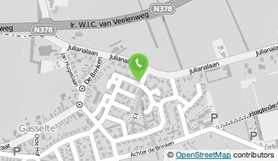 Bekijk kaart van Klussenbedrijf Geus in Gasselte