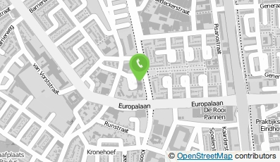 Bekijk kaart van Xpert Handtherapie Eindhoven, Dr. Cuyperslaan in Eindhoven