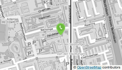 Bekijk kaart van Logopediepraktijk Spraakplein in Delft