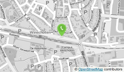 Bekijk kaart van Klussenbedrijf C.J. Huisman in Winschoten
