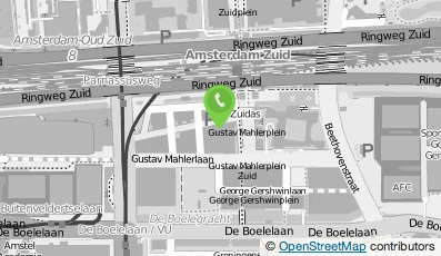 Bekijk kaart van J.W. Pansier thodn Backwrk Amsterdam Zuidas in Amsterdam