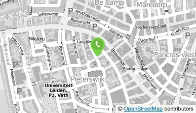 Bekijk kaart van Het Gerecht in Leiden
