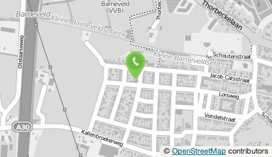 Bekijk kaart van Tulpje maatschappelijke zorg in Barneveld