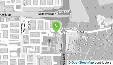 Bekijk kaart van Paramedisch Centrum Zuid West Nederland in Bergen op Zoom