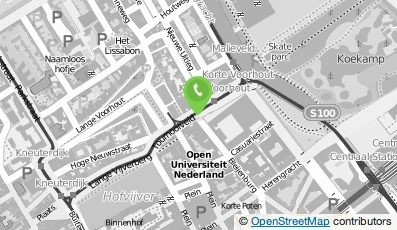 Bekijk kaart van De studio's  in Den Haag