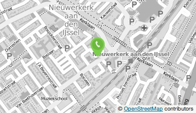 Bekijk kaart van Koffiemannen in Nieuwerkerk aan den Ijssel