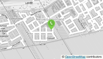Bekijk kaart van WoonKluzz in Nieuw-Lekkerland
