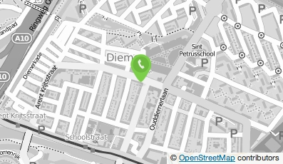 Bekijk kaart van B&B Diemerplein in Diemen