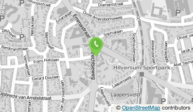 Bekijk kaart van Interbazel in Hilversum