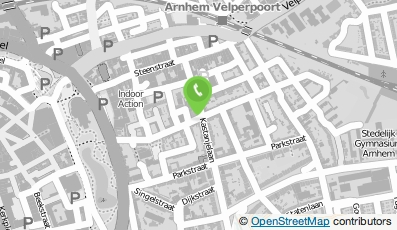 Bekijk kaart van Restaurant de Blauwe Hoek in Arnhem