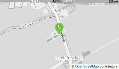 Bekijk kaart van Melkveebedrijf Klaasse Bos in Lambertschaag