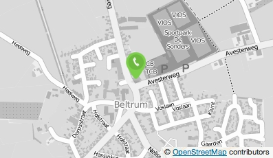 Bekijk kaart van Haarpunt Danine in Beltrum