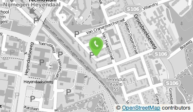 Bekijk kaart van Restaurant Groenewoud Nijmegen B.V. in Nijmegen
