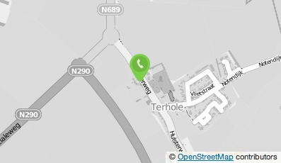 Bekijk kaart van Massagepraktijk Debby in Terhole