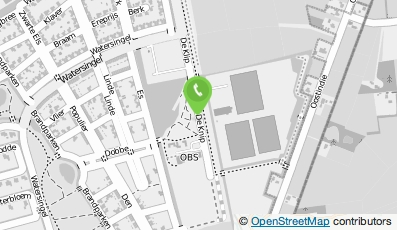 Bekijk kaart van OBS De Hasselbraam in Leek
