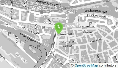 Bekijk kaart van Restaurant De Kip in Arnhem