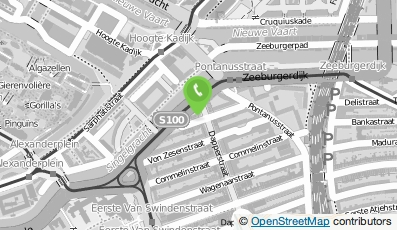 Bekijk kaart van Cafe - Koffiehuis De Lachende Gulden in Amsterdam