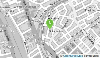Bekijk kaart van Silvester Psychiatrie & Psychotherapie in Amsterdam