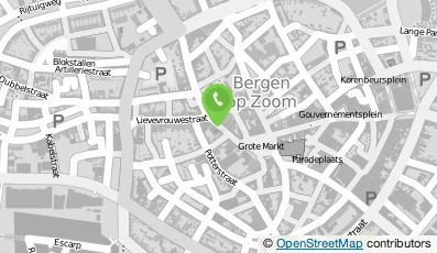 Bekijk kaart van 't Fortuintje in Bergen op Zoom