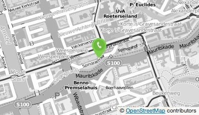 Bekijk kaart van Spinoza Suites in Amsterdam
