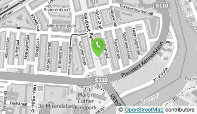 Bekijk kaart van Klein & Co Rijnstraat 221 in Amsterdam