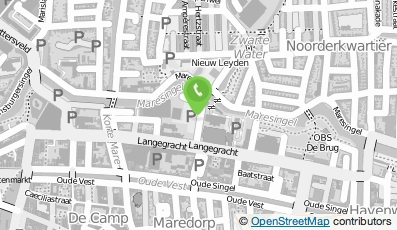 Bekijk kaart van Klusbedrijf De Wasbeer in Leiden