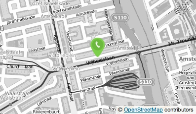 Bekijk kaart van Reijner Fitness in Amsterdam