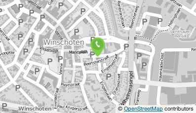 Bekijk kaart van Kapsalon Vips in Winschoten