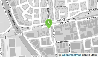 Bekijk kaart van Ben's electronics in Waalwijk