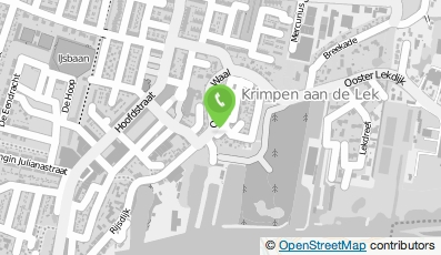 Bekijk kaart van K.O.M. Projecten B.V.  in Krimpen aan De Lek