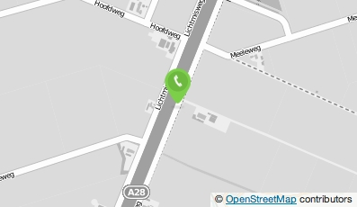 Bekijk kaart van Wegrestaurant de Lichtmis in Zwolle