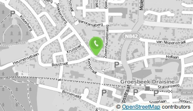Bekijk kaart van Café Eten en Drinken Groesbeek B.V. in Groesbeek