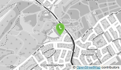 Bekijk kaart van Jeugd GGZ Youz ehandelcentrum ambul. & klin. in Den Haag