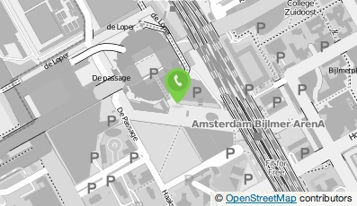 Bekijk kaart van Starbucks (station A'dam Bijlmer Arena) in Amsterdam