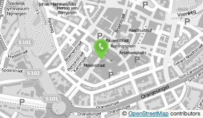 Bekijk kaart van M. Otten/Bagels & Beans Van Broeckhuysenstr. in Nijmegen