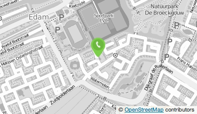Bekijk kaart van Medisch pedicure praktijk Edam in Eindhoven