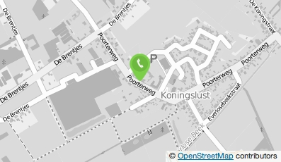 Bekijk kaart van Café De Poorter in Koningslust