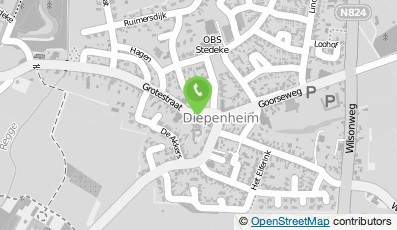 Bekijk kaart van 't Geveltje in Diepenheim