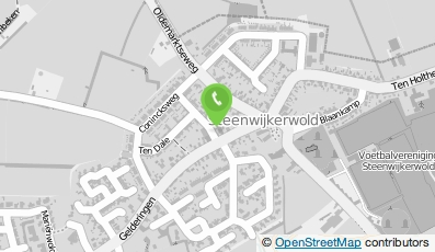 Bekijk kaart van Bakkerij Muis in Steenwijkerwold