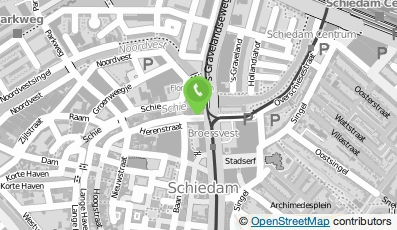 Bekijk kaart van Coffee-Shop Bamboo in Schiedam