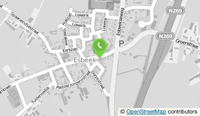 Bekijk kaart van Cafetaria 'De Bank' in Esbeek