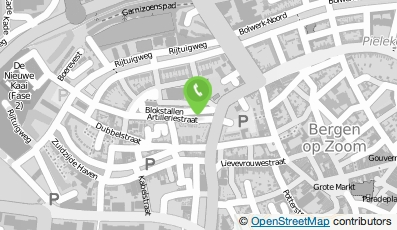 Bekijk kaart van Officevraagbaak in Bergen op Zoom